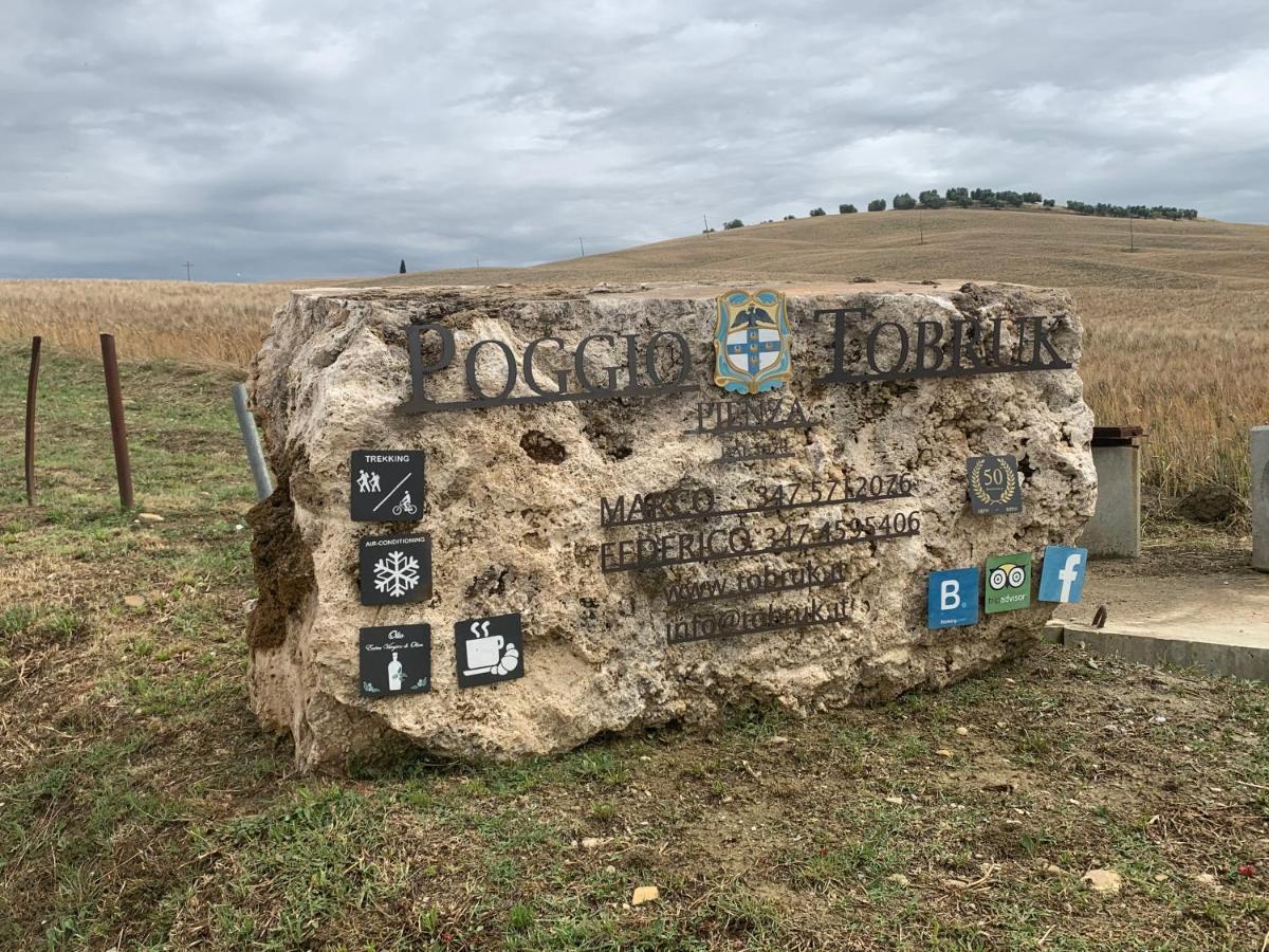 Agriturismo Poggio Tobruk Pienza Exteriér fotografie